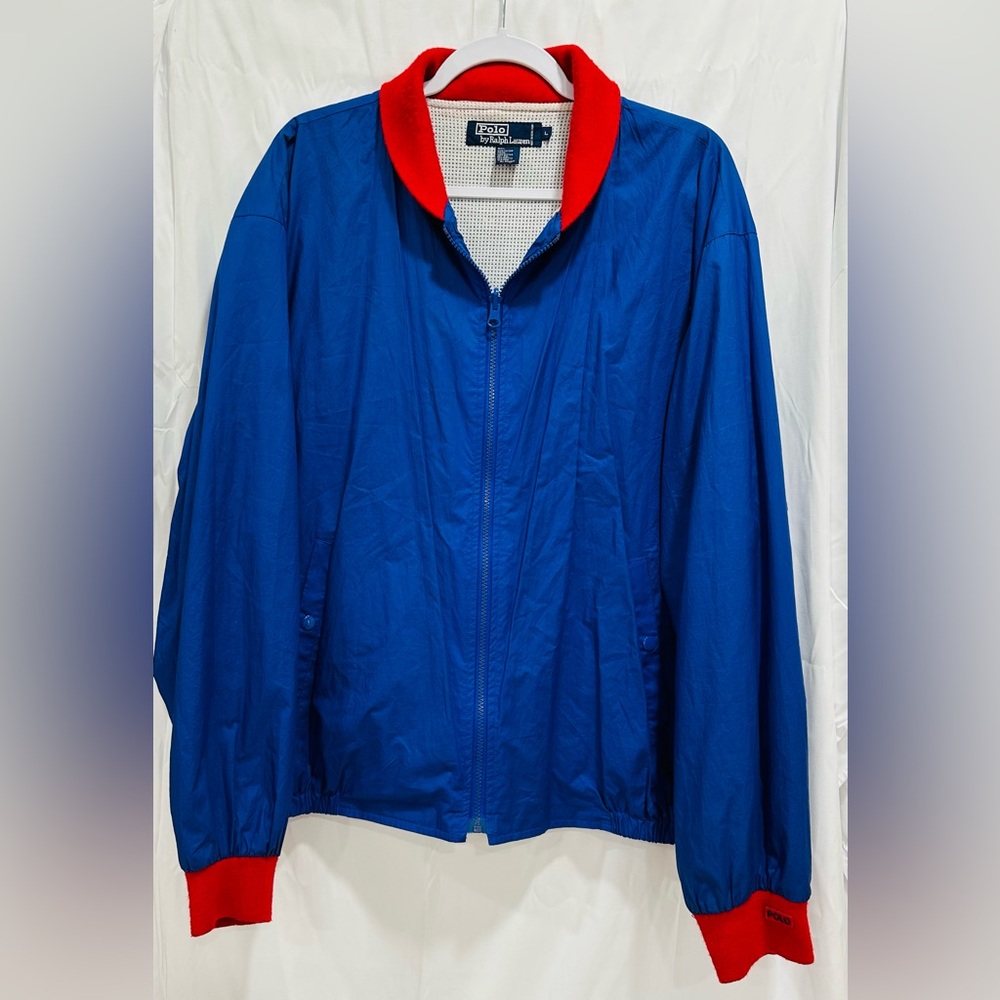 Vintage Rare 80's Polo Ralph Lauren Cp 93 Large Lightweight Windbreaker L